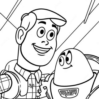 Woody En Buzz Lightyear Avontuur Inkleurblad 94565-33782