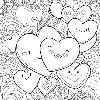 Oulike Geselskap Hart Inkleurblad 94591-33944