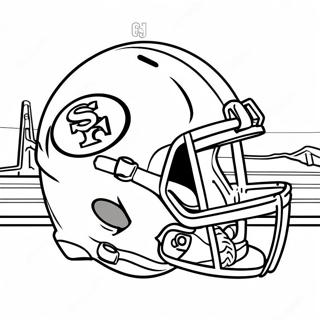San Francisco 49ers Maskot Inkleurblad 94696 34036