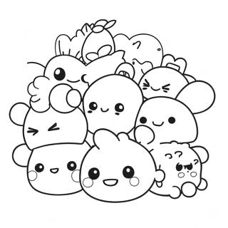 Tsum Tsum Inkleurbladsye