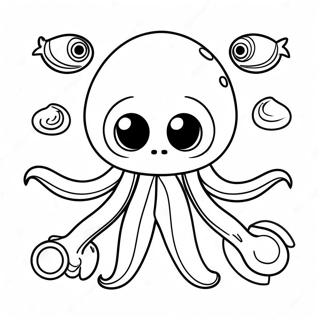 Squid Game Inkleurblad 94796-34098