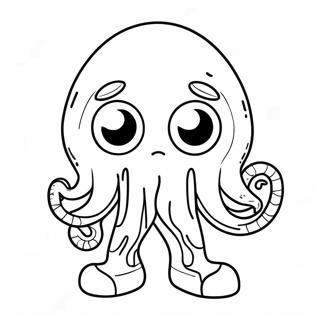 Grusame Squid Game Pop Inkleurblad 94797 34103