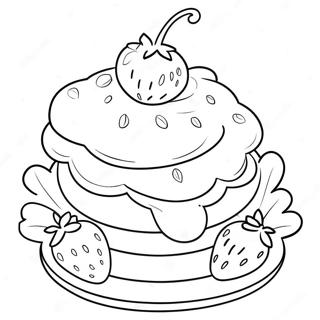 Ou Oorspronklike Aardbeikoek Inkleurblad 94899-34180