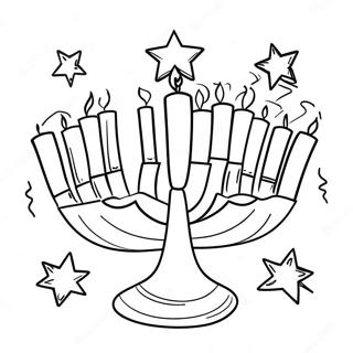 Oulike Hanukkah Inkleurblad 94951-34219