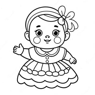 Baba Leef In N Kleurvolle Rok Inkleurblad 95082 34331