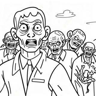 Zombies 2 Inkleurbladsye