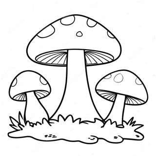 Pretige Paddestoel Karakters Inkleurblad 95236-34453