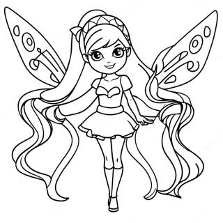 Winx Klub Inkleurbladsye