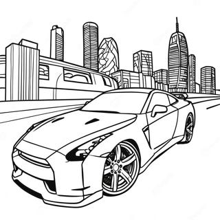 Gtr In N Stadslandskap Inkleurblad 95694-34850