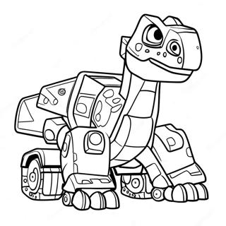 Dinotrux Inkleurbladsye