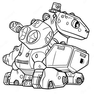 Dinotrux Spanwerk Inkleurblad 95719 34867