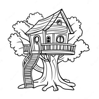 Boomhuis Inkleurblad 96050-35114