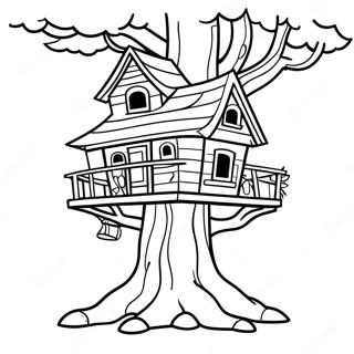Boomhuis Inkleurblad 96050-35116