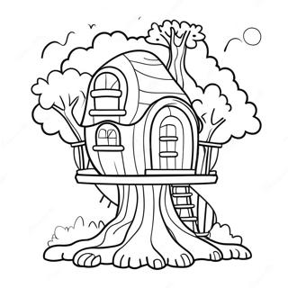 Speelse Boomhuis Inkleurblad 96051-35117