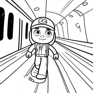 Subway Surfers Inkleurblad 96206-35234