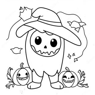 Anime Halloween Inkleurblad 96284-35295