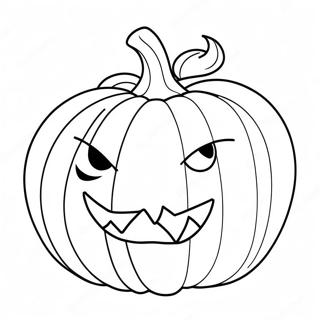 Anime Pampoen Met Gesig Inkleurblad 96288 35310