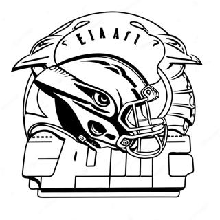 Seahawks Logo Inkleurblad 96490-35455