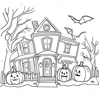 Halloweentown Inkleurbladsye