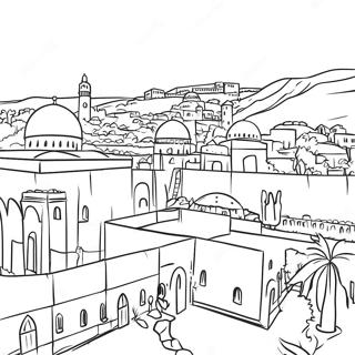 Historiese Terreine Van Israel Inkleurblad 96545-35512