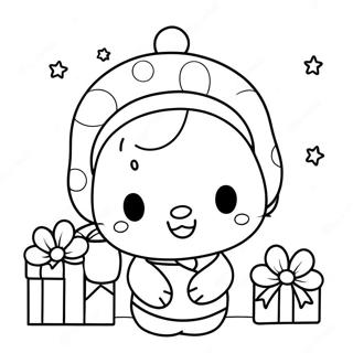 Sanrio Kersfees Inkleurblad 96567-35514