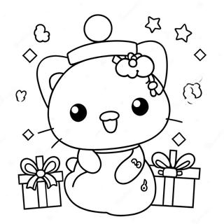 Sanrio Kersfees Inkleurblad 96567-35516