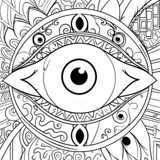 Evil Eye Inkleurblad 96644-35574