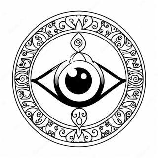 Evil Eye Inkleurblad 96644-35575