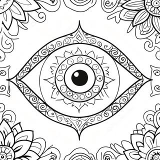 Evil Eye Inkleurblad 96644-35576