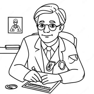 Opwindende Dokter Loopbaan Inkleurblad 96826-35887