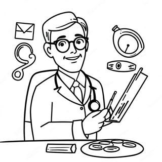 Opwindende Dokter Loopbaan Inkleurblad 96826-35888