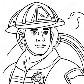 Dapper Brandweerman Loopbaan Inkleurblad 96827-35892