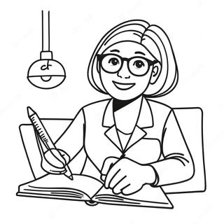 Dinamiese Onderwyser Loopbaan Inkleurblad 96829 35731