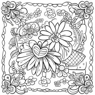 Kleurvolle Papel Picado Banner Inkleurblad 97056-36062