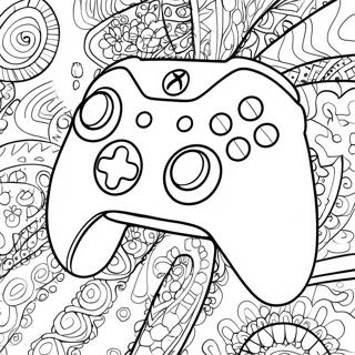 Kleurvolle Xbox Beheerder Inkleurblad 97211-36185