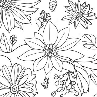 Plant Vir Volwassenes Inkleurbladsye