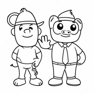 Brozone Vriende Inkleurblad 97650 36626