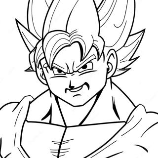 Super Saiyan Goku Inkleurblad 97879-36833