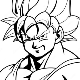 Super Saiyan Goku Inkleurblad 97879-36835