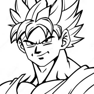 Super Saiyan Goku Inkleurblad 97879-36836