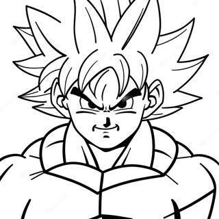 Goku In Super Saiyan Vorm Inkleurblad 97880-36838