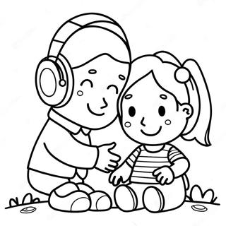 Begripvolle Kinders Wat Luister Inkleurblad 98063-36988