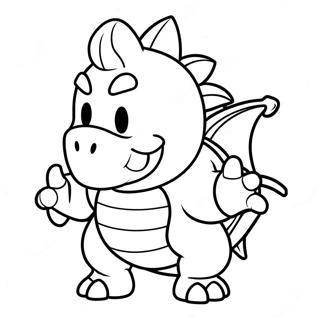 Bowser Jr Inkleurblad 98085-36993