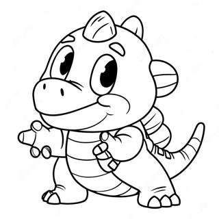 Bowser Jr Inkleurblad 98085-36994