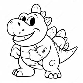 Bowser Jr Inkleurblad 98085-36995