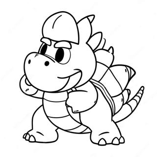 Bowser Jr Inkleurblad 98085-36996