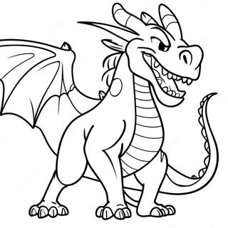 Vreesaanjaende Draak Wat Brul Inkleurblad 98215-37106