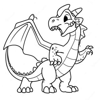 Vreesaanjaende Draak Wat Brul Inkleurblad 98215-37108