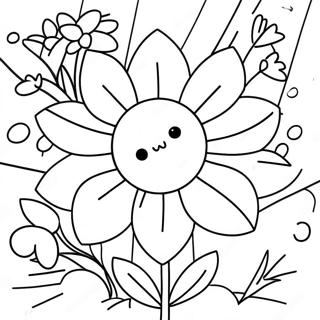 April Reën Bring Mei Blomme Inkleurbladsye