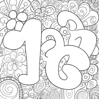 Borrelletters Inkleurbladsye